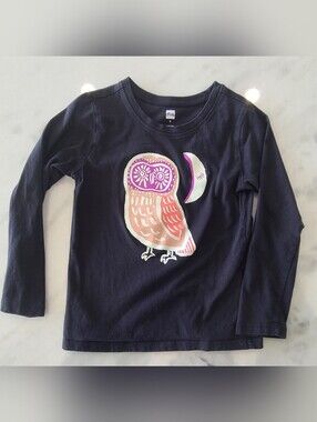 Tea Collection Cute Hoot Glow Tee